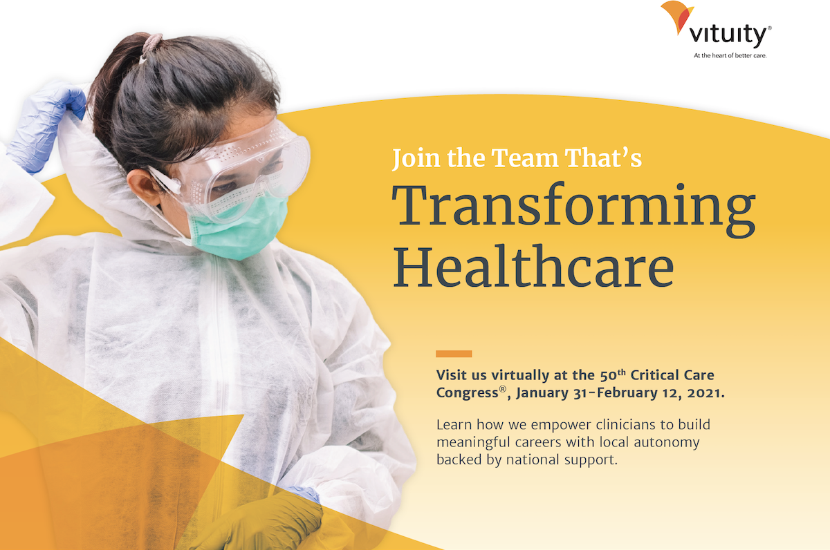 Join Vituity At SCCM's 50th Critical Care Congress®.